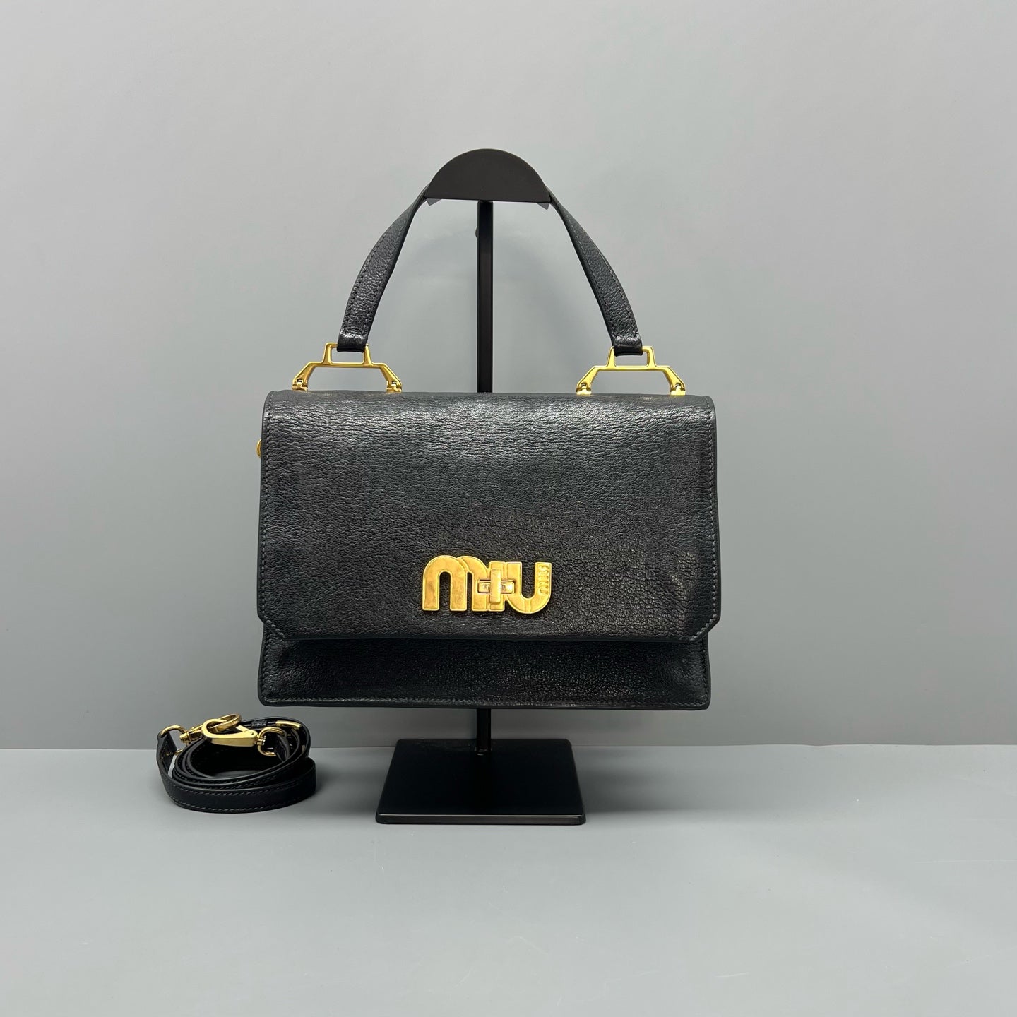 Miu Miu Black Shoulder Bag