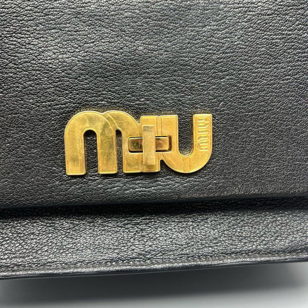 Miu Miu Black Shoulder Bag