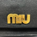 Miu Miu Black Shoulder Bag