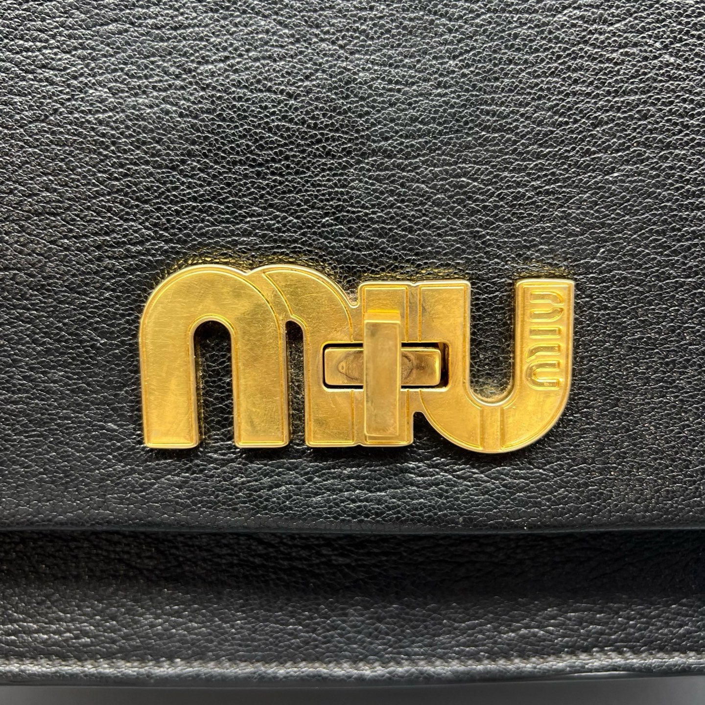 Miu Miu Black Shoulder Bag