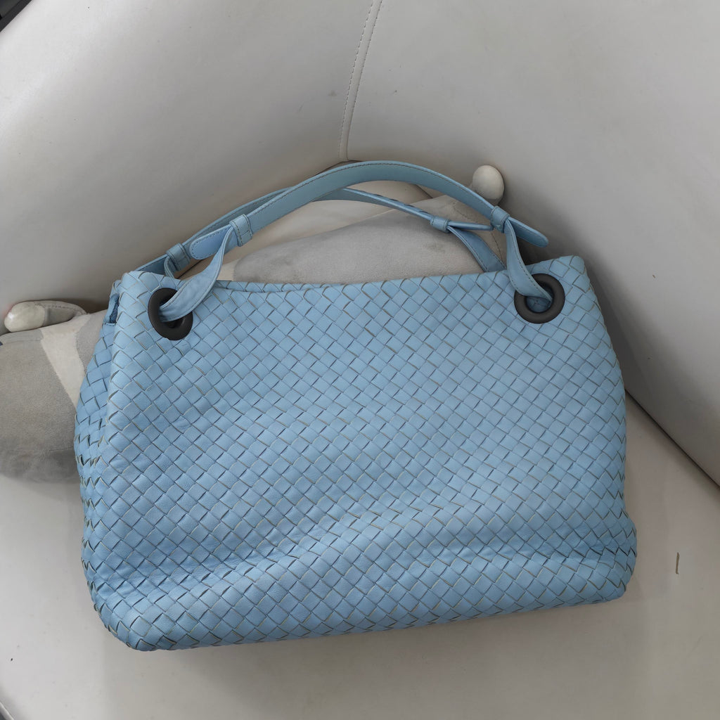 Bottega Veneta Blue Shoulder Bag