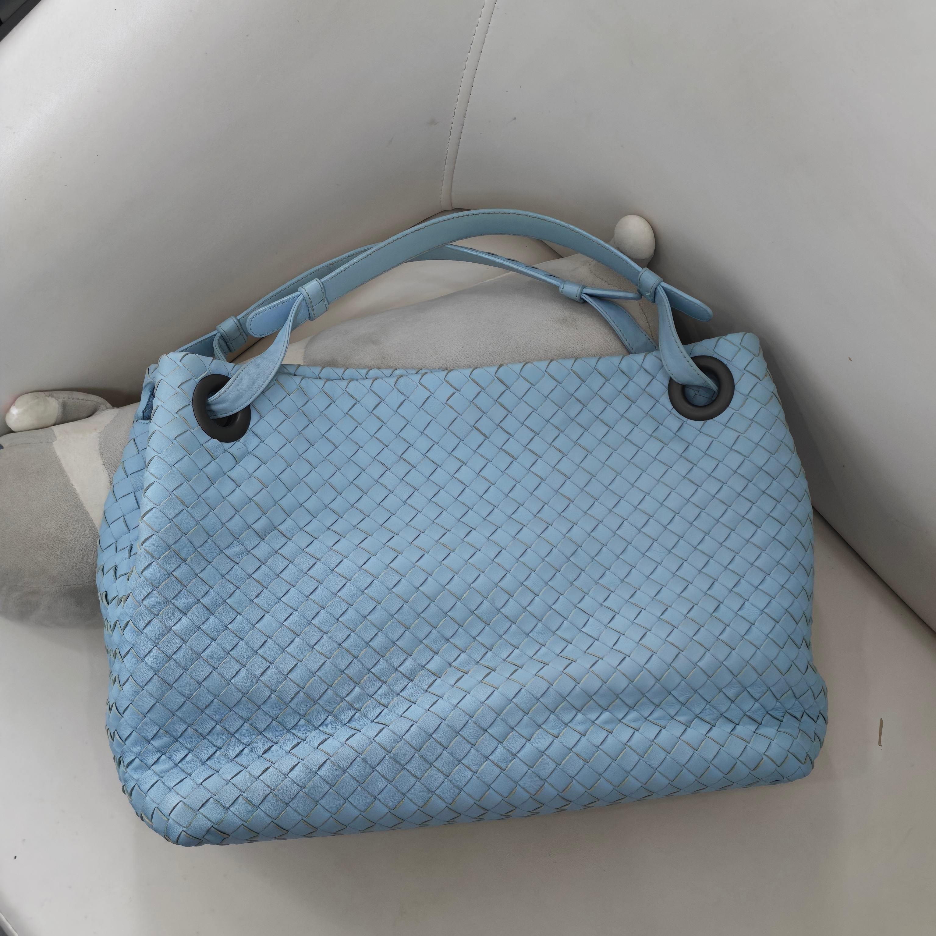 Bottega Veneta Blue Shoulder Bag