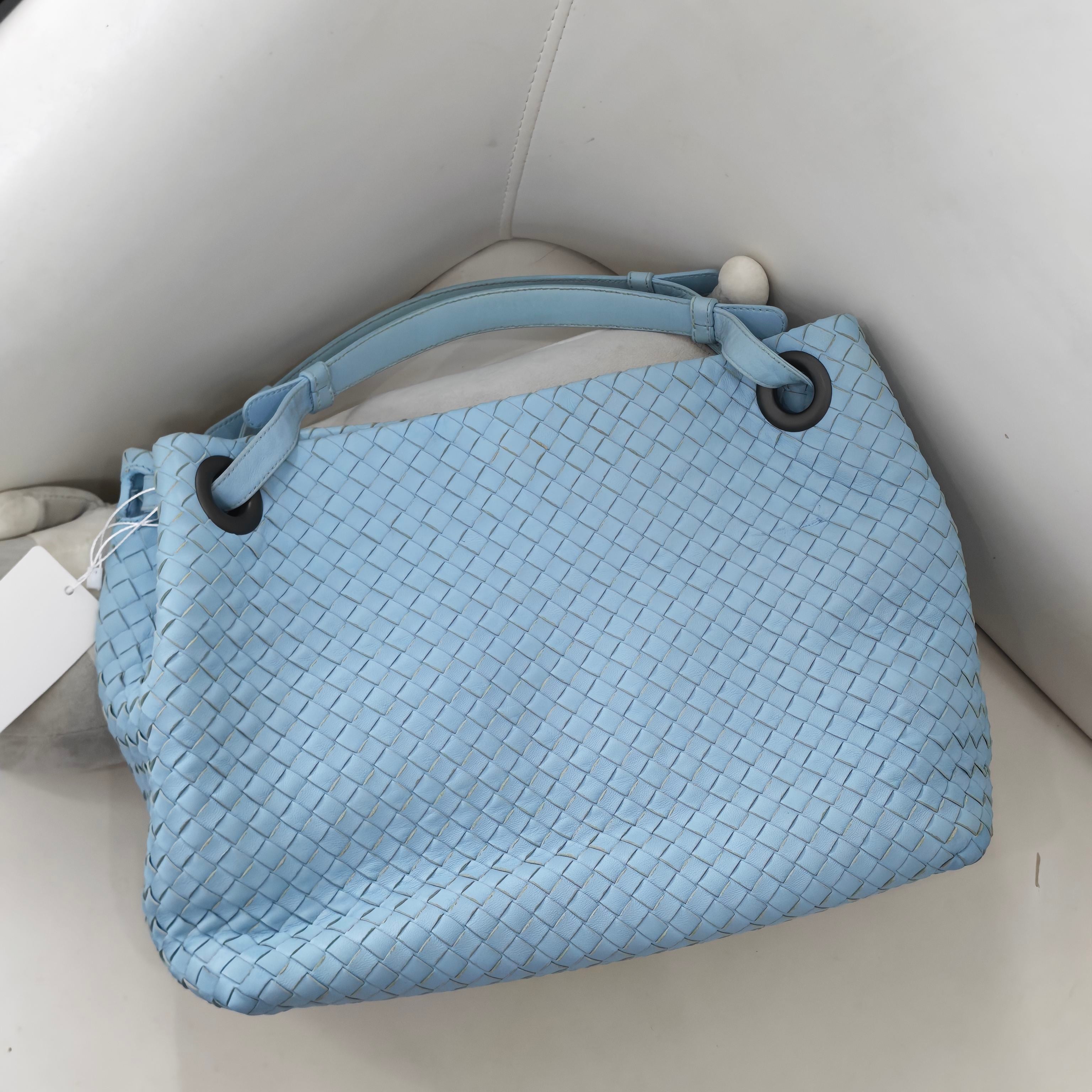 Bottega Veneta Blue Shoulder Bag