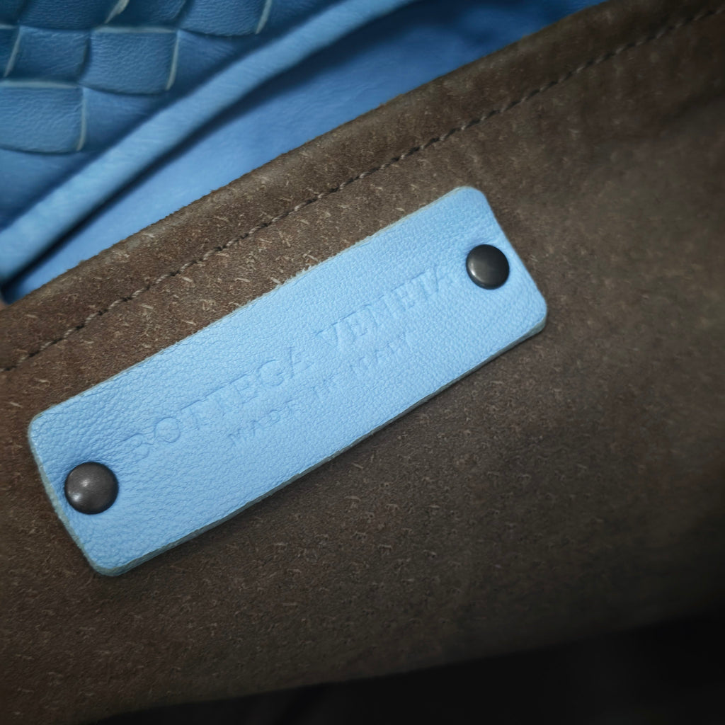 Bottega Veneta Blue Shoulder Bag