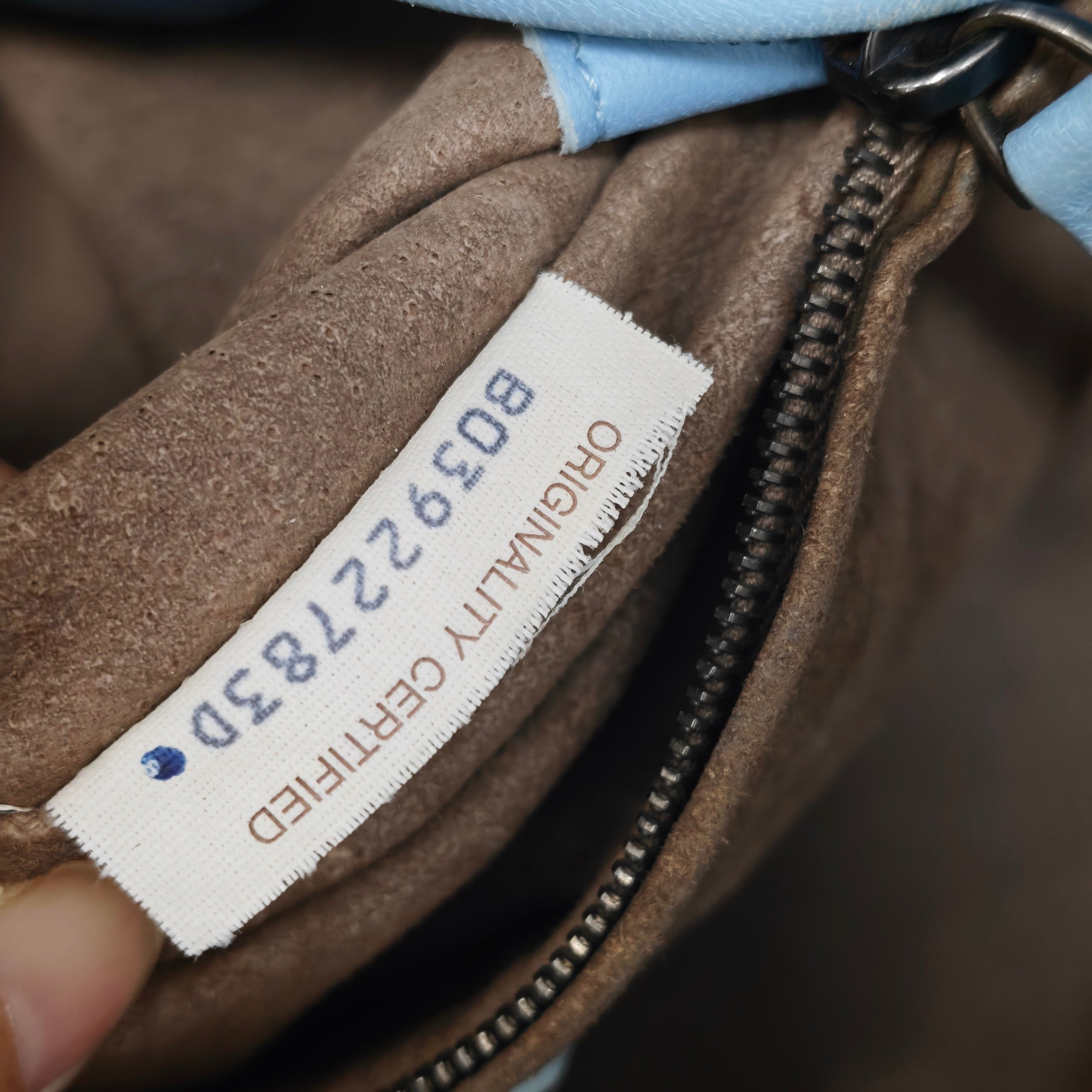 Bottega Veneta Blue Shoulder Bag