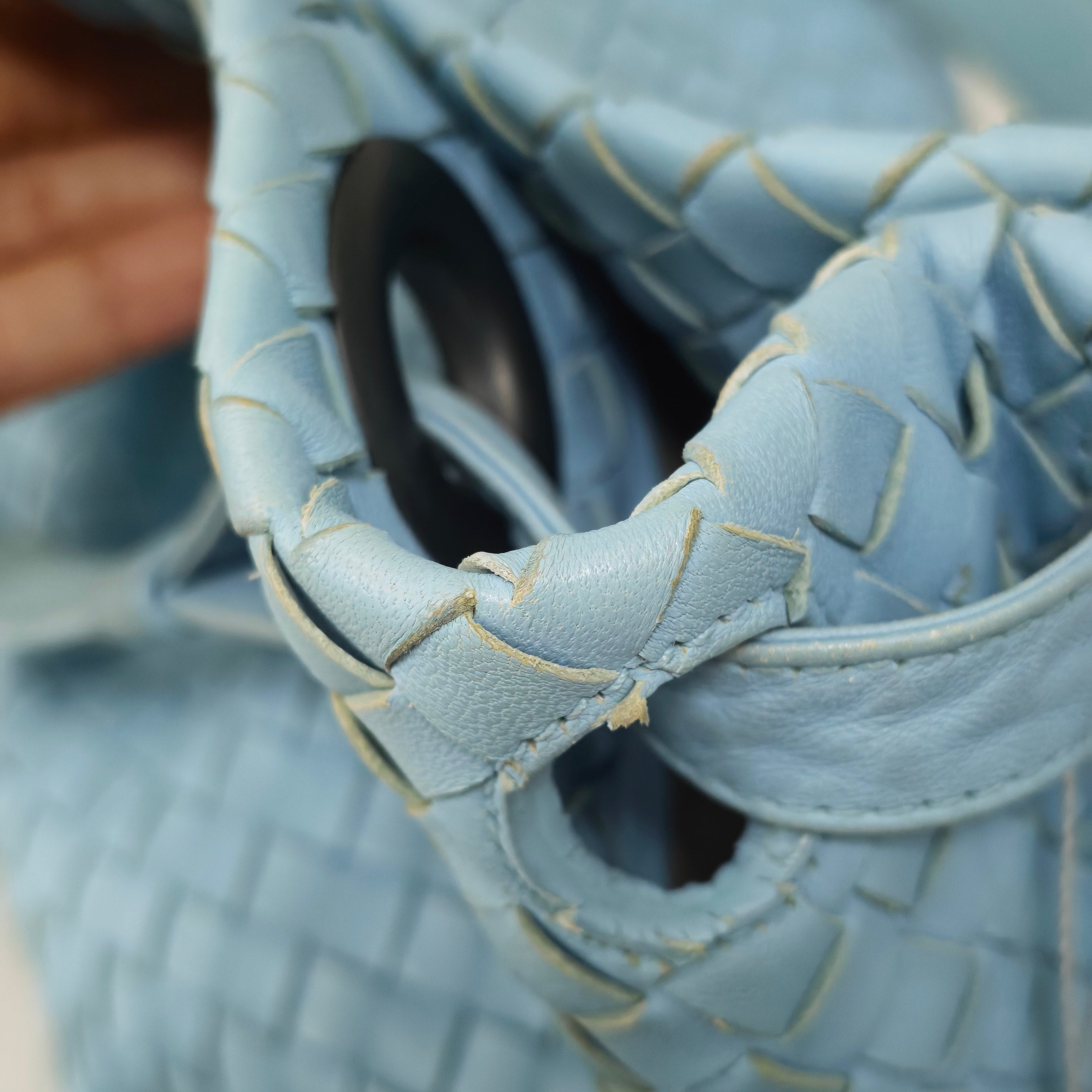 Bottega Veneta Blue Shoulder Bag