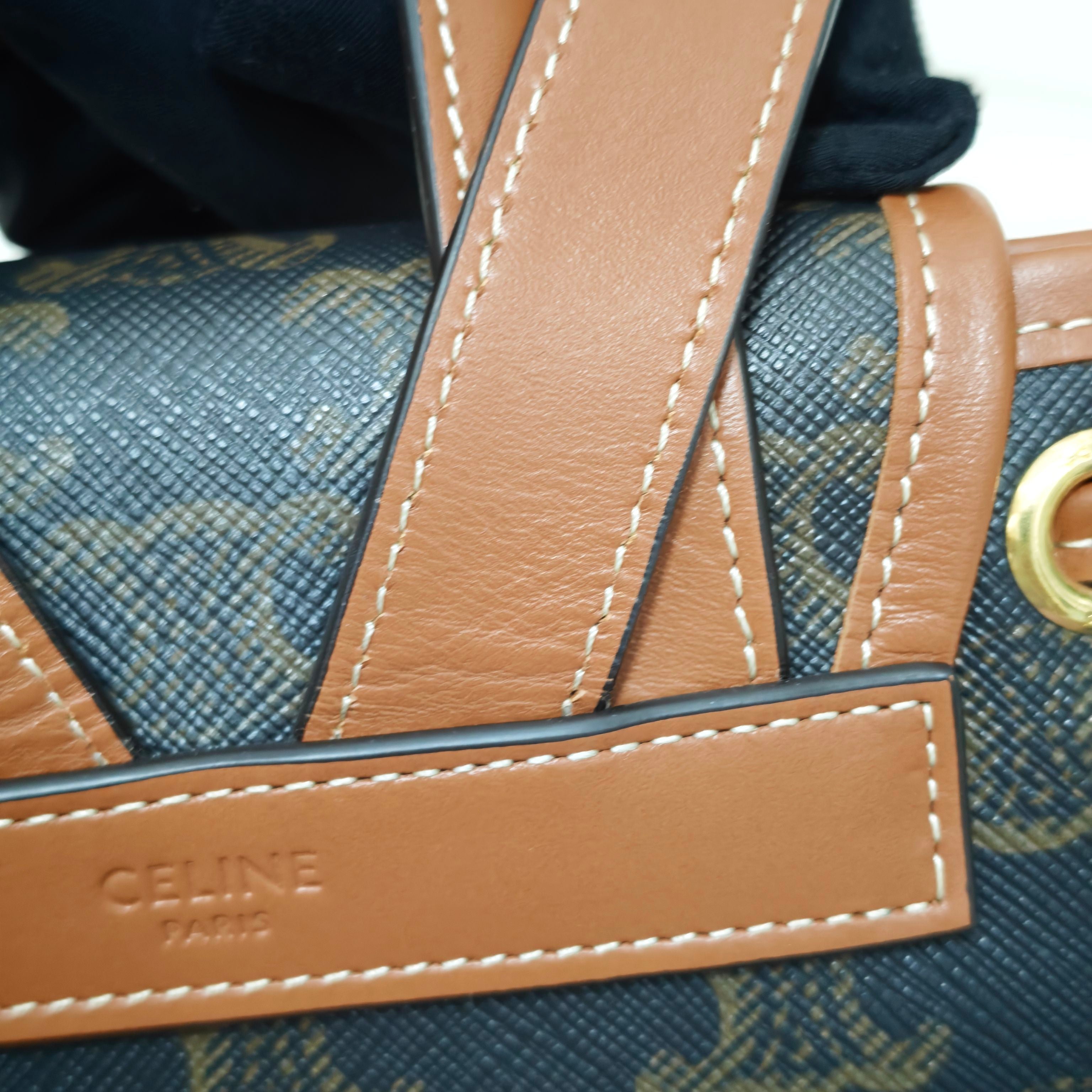 Celine Canvas Backpack