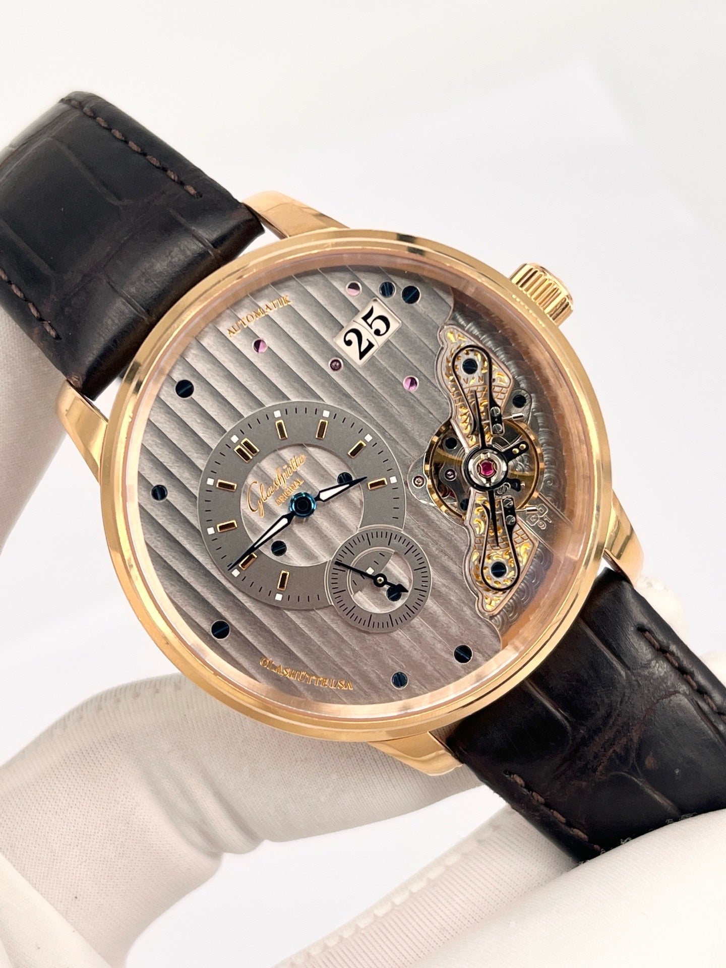 Glashutte Original Rose gold Automatic (self-winding) watch