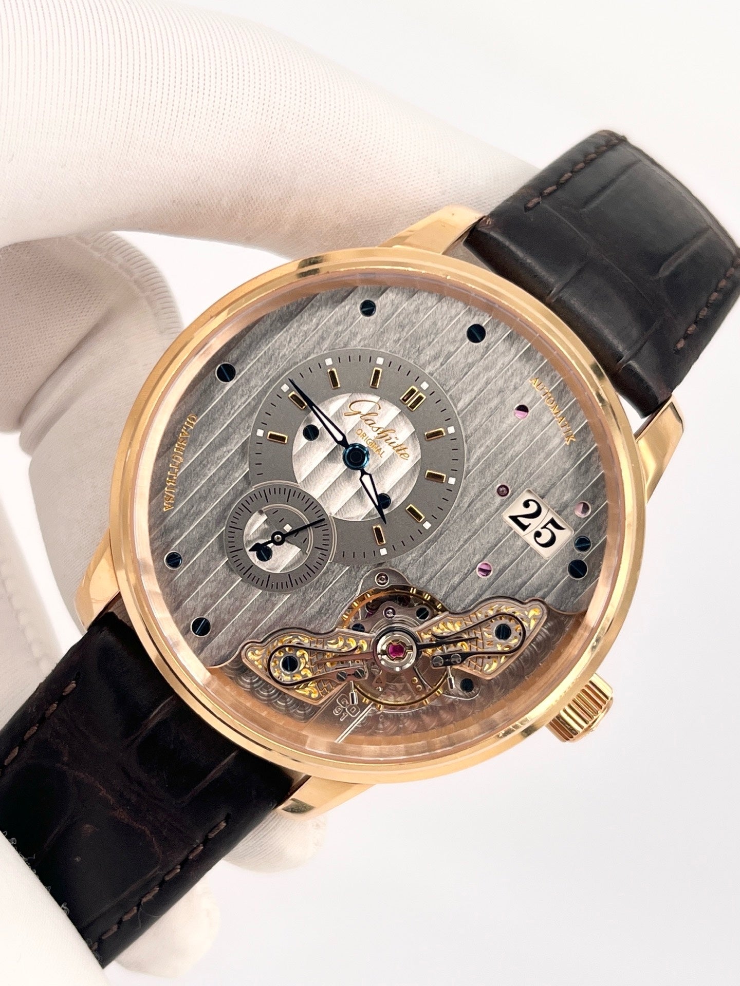 Glashutte Original Rose gold Automatic (self-winding) watch