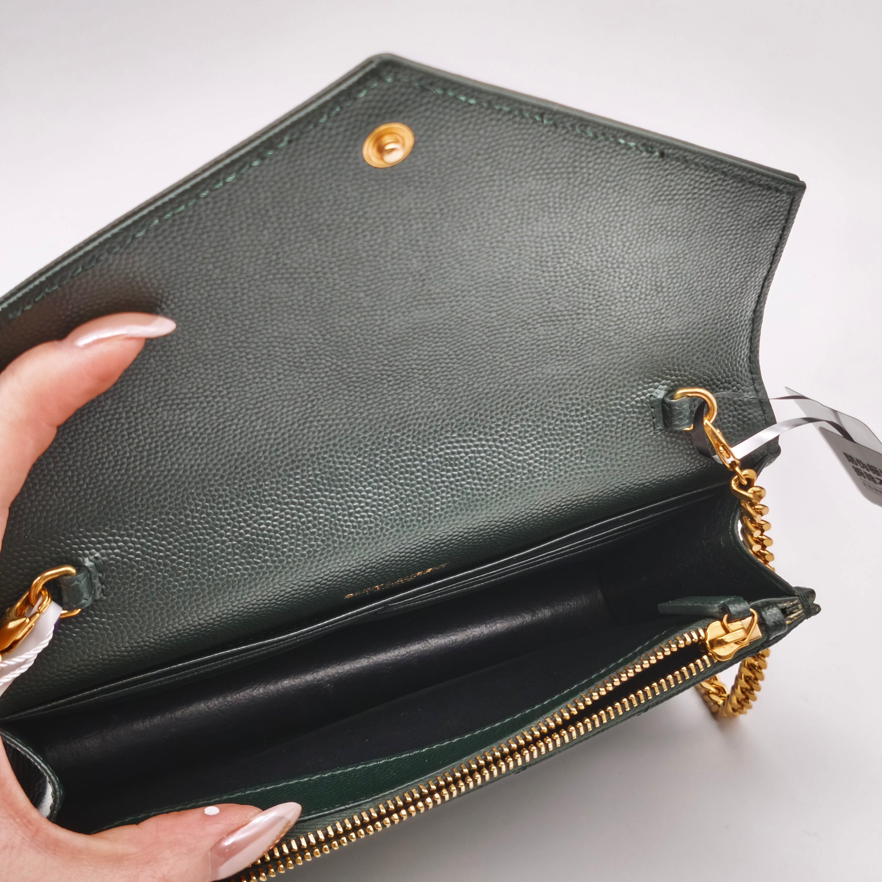 Saint laurent Leather Green