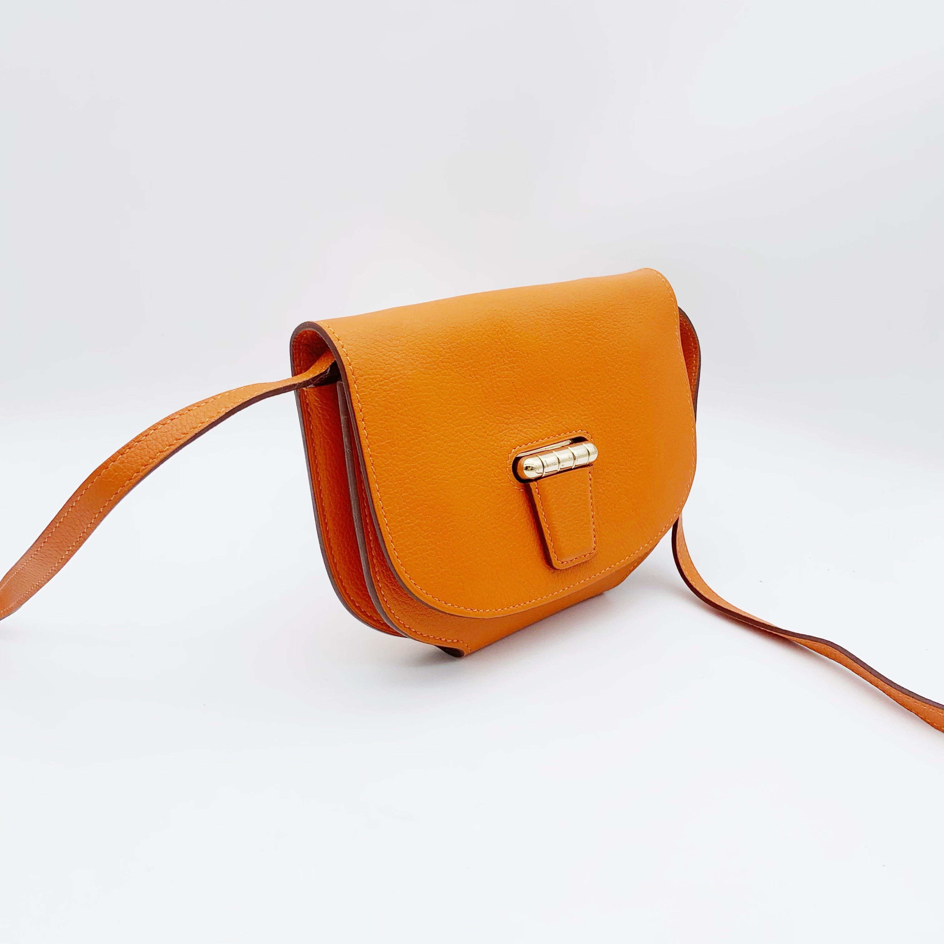 Hermes Orange Crossbody