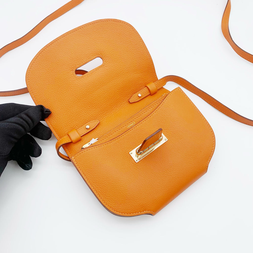 Hermes Orange Crossbody