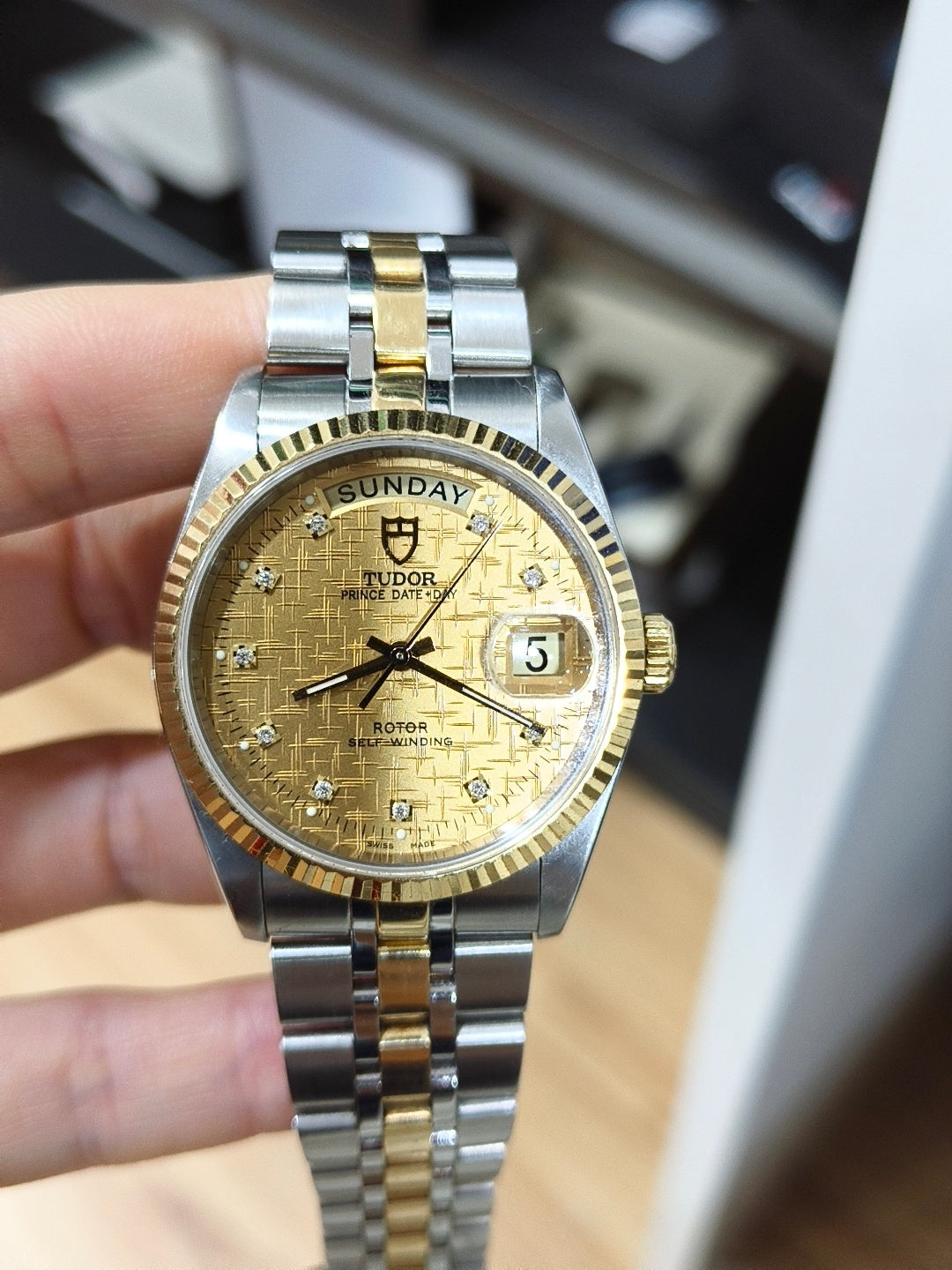 Tudor Prince Sunday Calendar Model 36 millimeters m76213-0007
