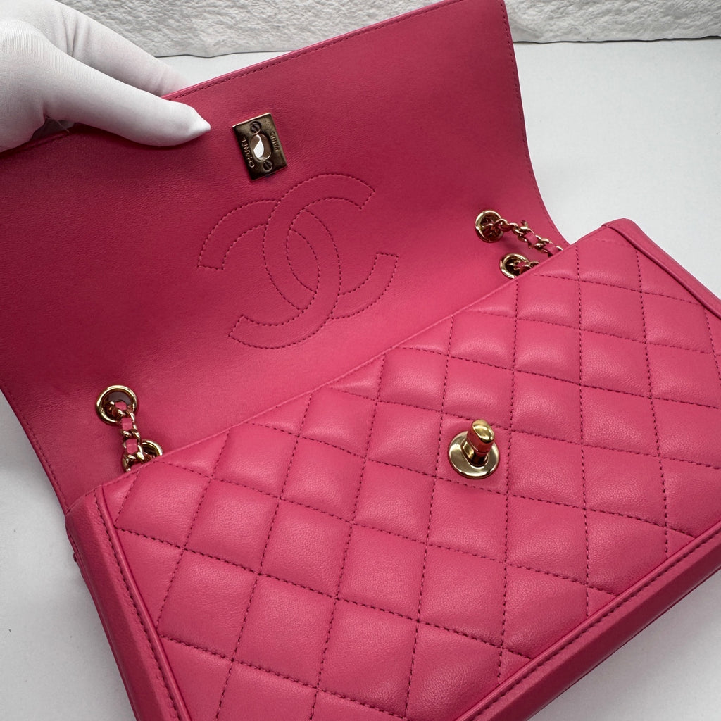 Chanel Pink Messenger Bag