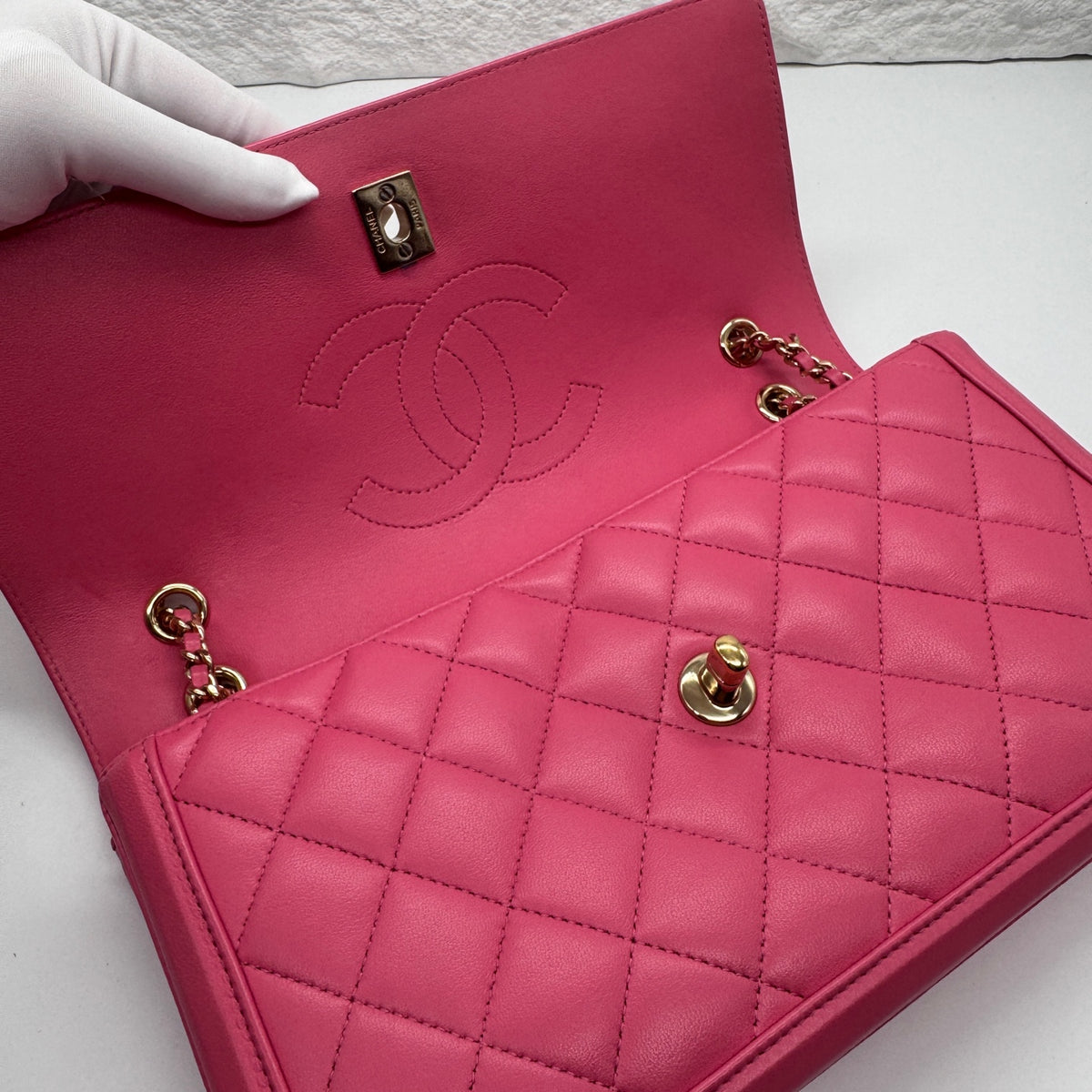 Chanel Pink Messenger Bag
