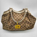 Gucci Canvas White Satchel