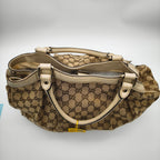 Gucci Canvas White Satchel