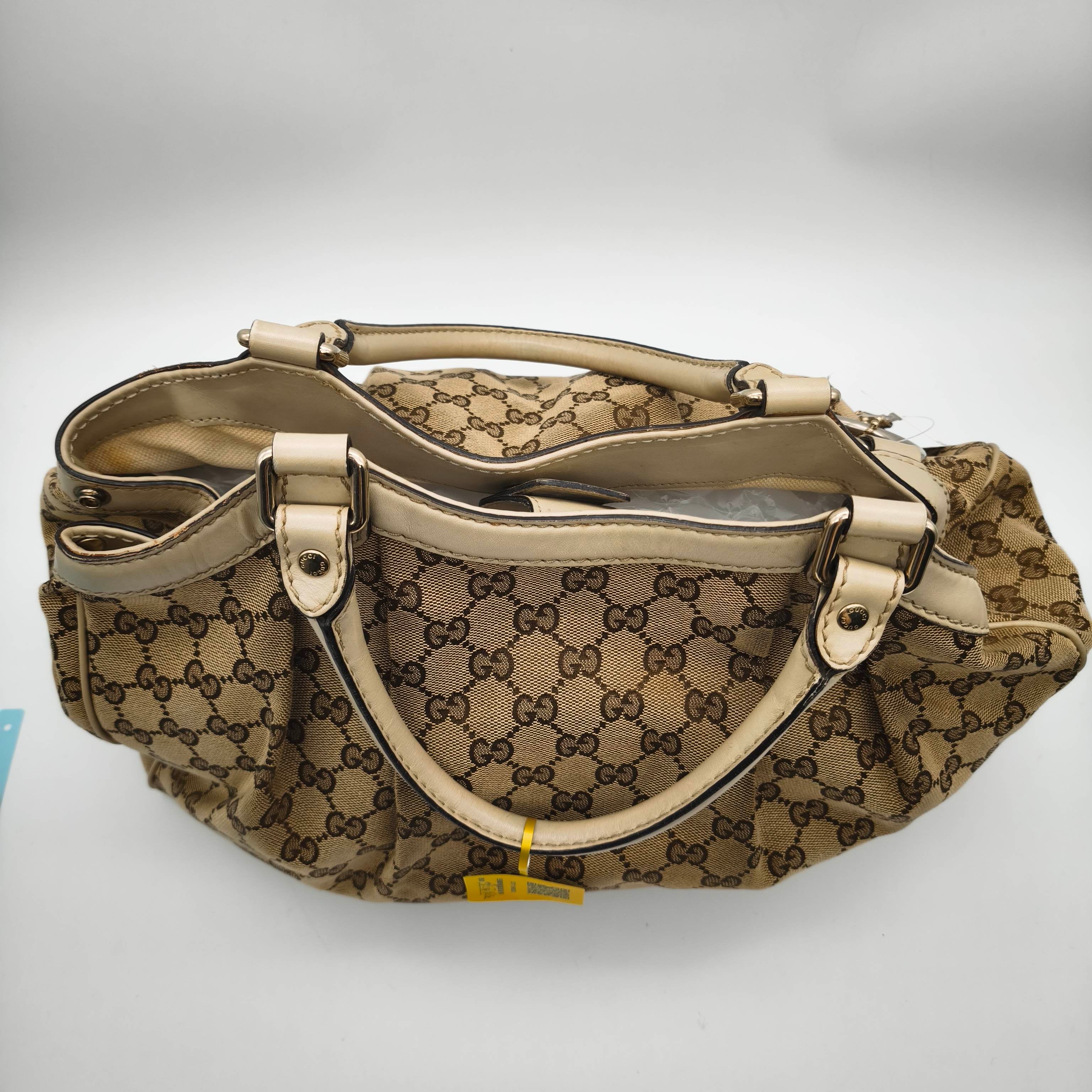 Gucci Canvas White Satchel