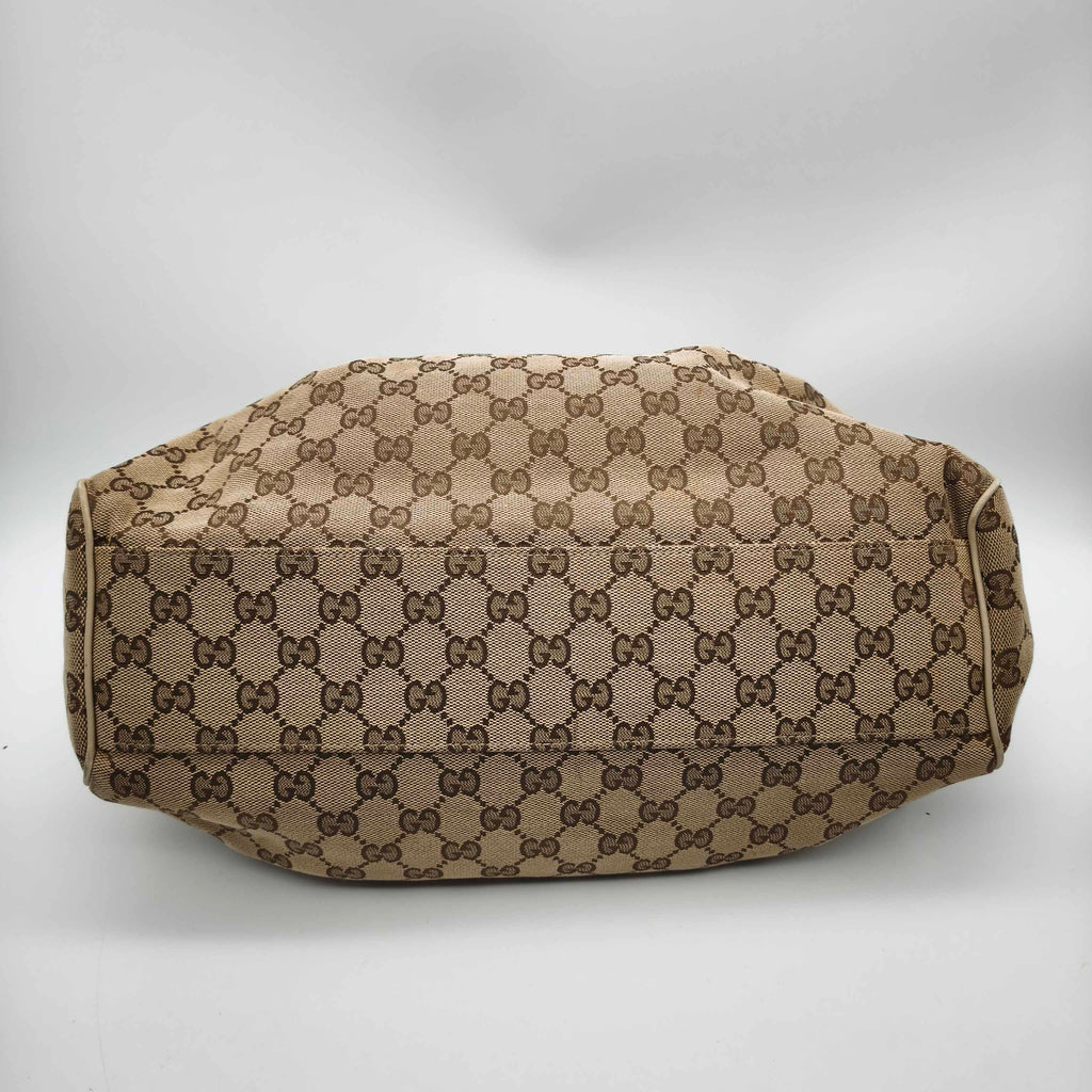 Gucci Canvas White Satchel
