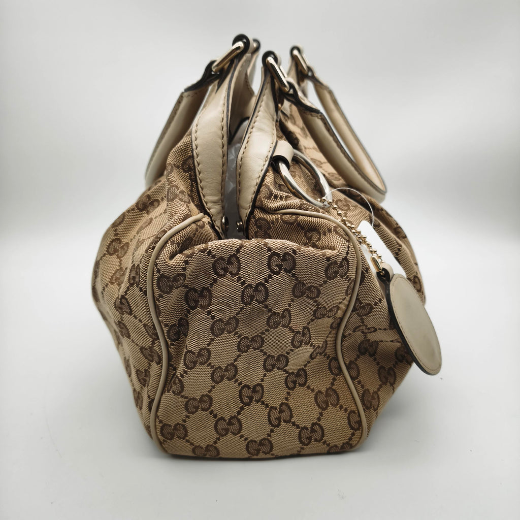Gucci Canvas White Satchel