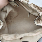 Gucci Canvas White Satchel