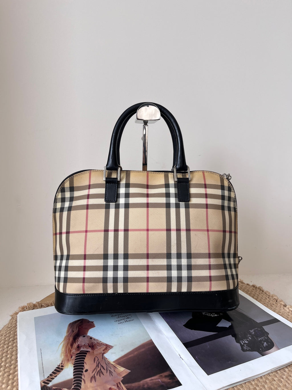 Burberry Leather Satchel