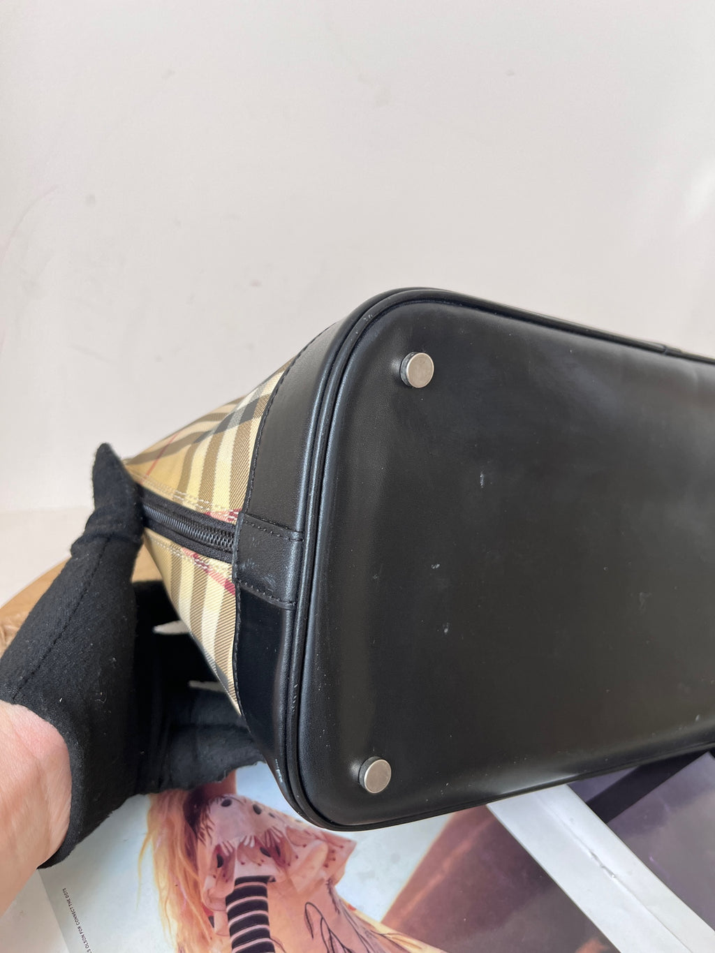 Burberry Leather Satchel
