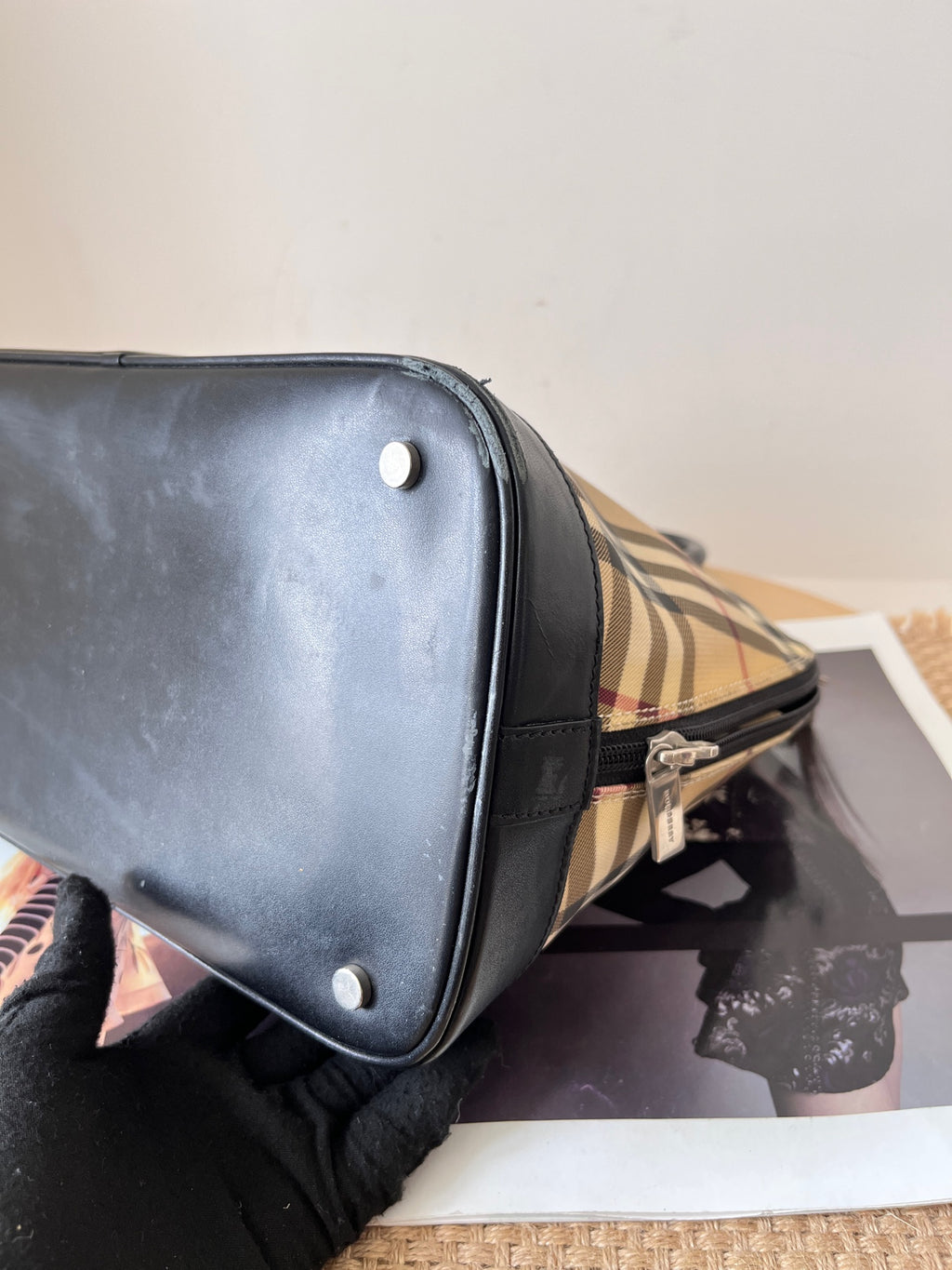 Burberry Leather Satchel