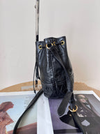Miu Miu Leather Bucket & Drawstring Bag