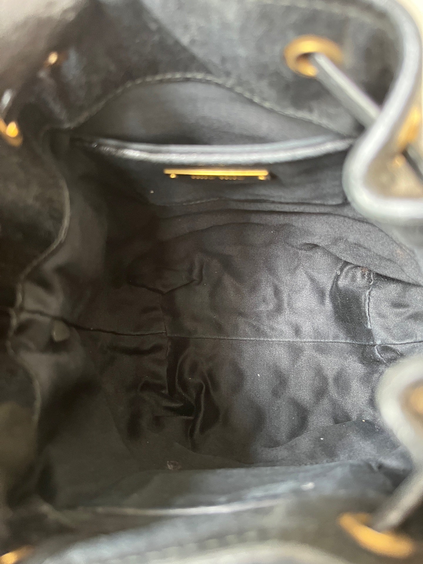 Miu Miu Leather Bucket & Drawstring Bag