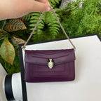 Bvlgari Purple Satchel