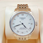 Longines White Automatic (self-winding) watch