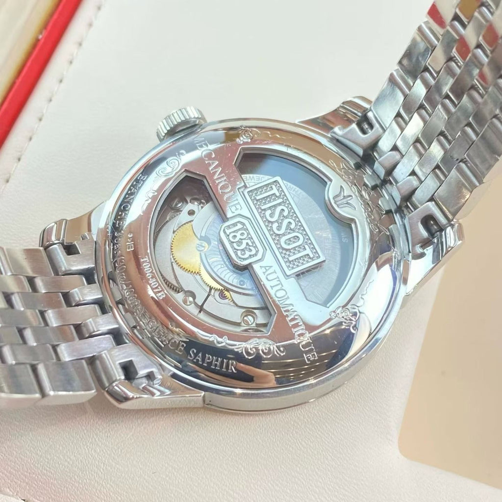 Longines White Automatic (self-winding) watch