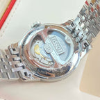 Longines White Automatic (self-winding) watch