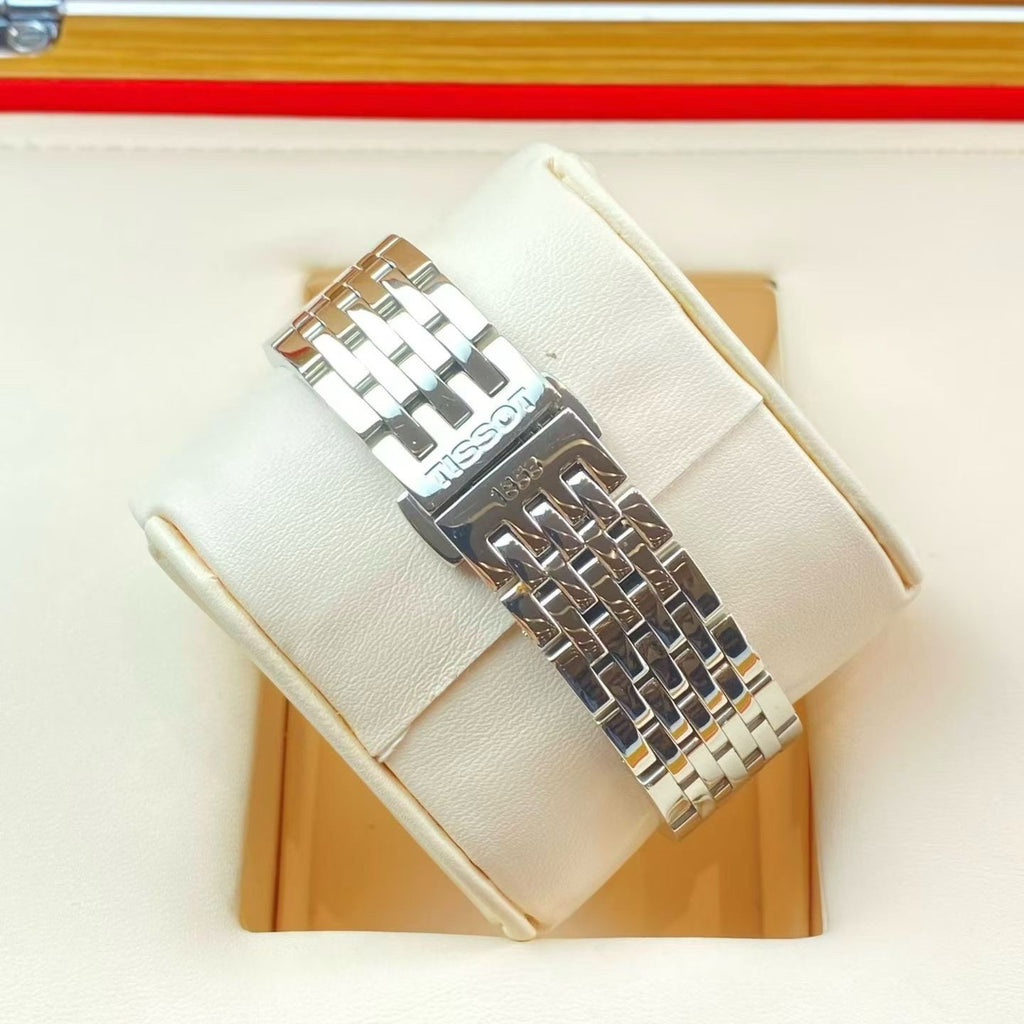 Longines White Automatic (self-winding) watch