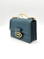Coach Leather Blue Shoulder Bag