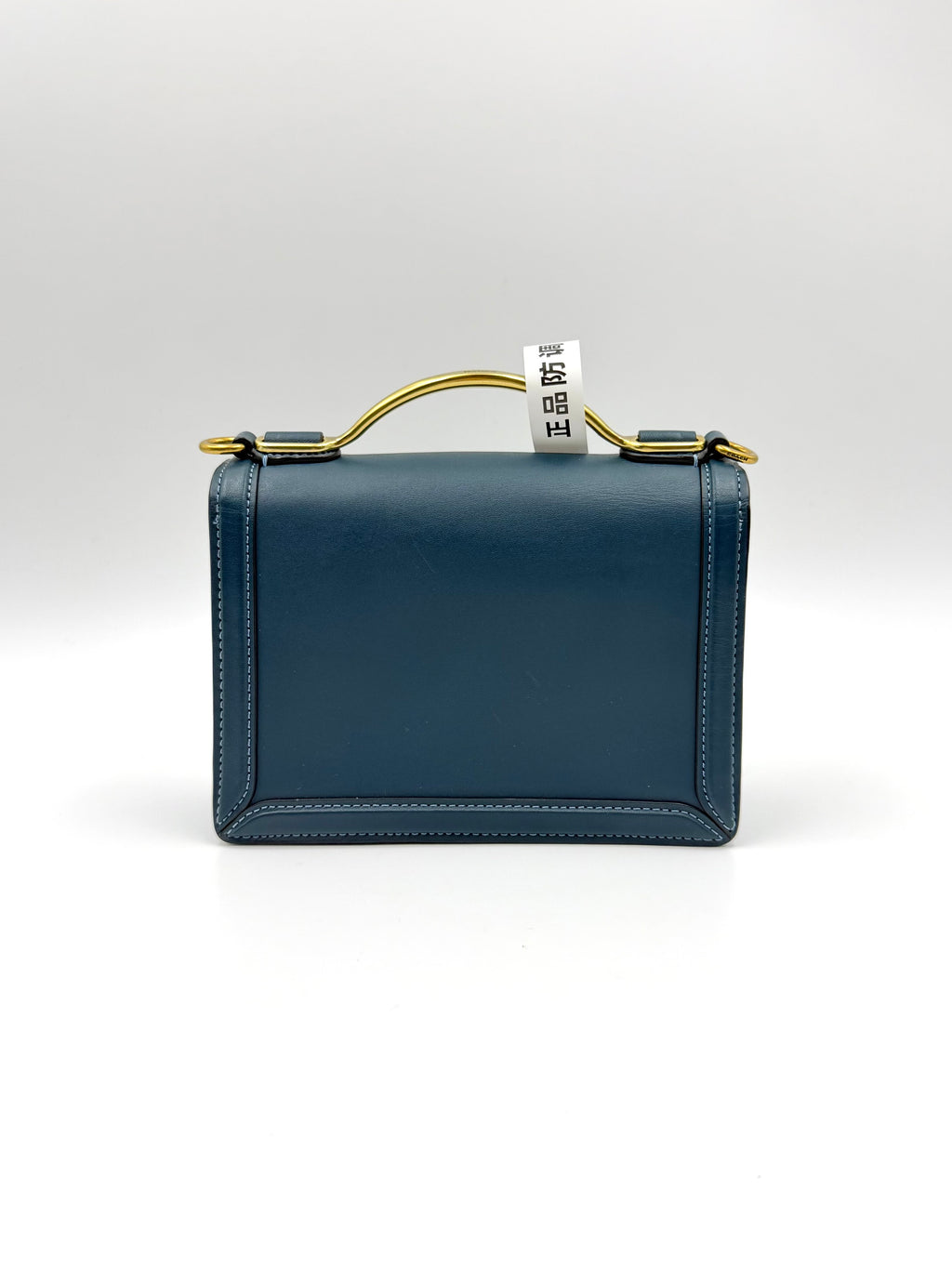 Coach Leather Blue Shoulder Bag