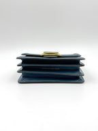Coach Leather Blue Shoulder Bag