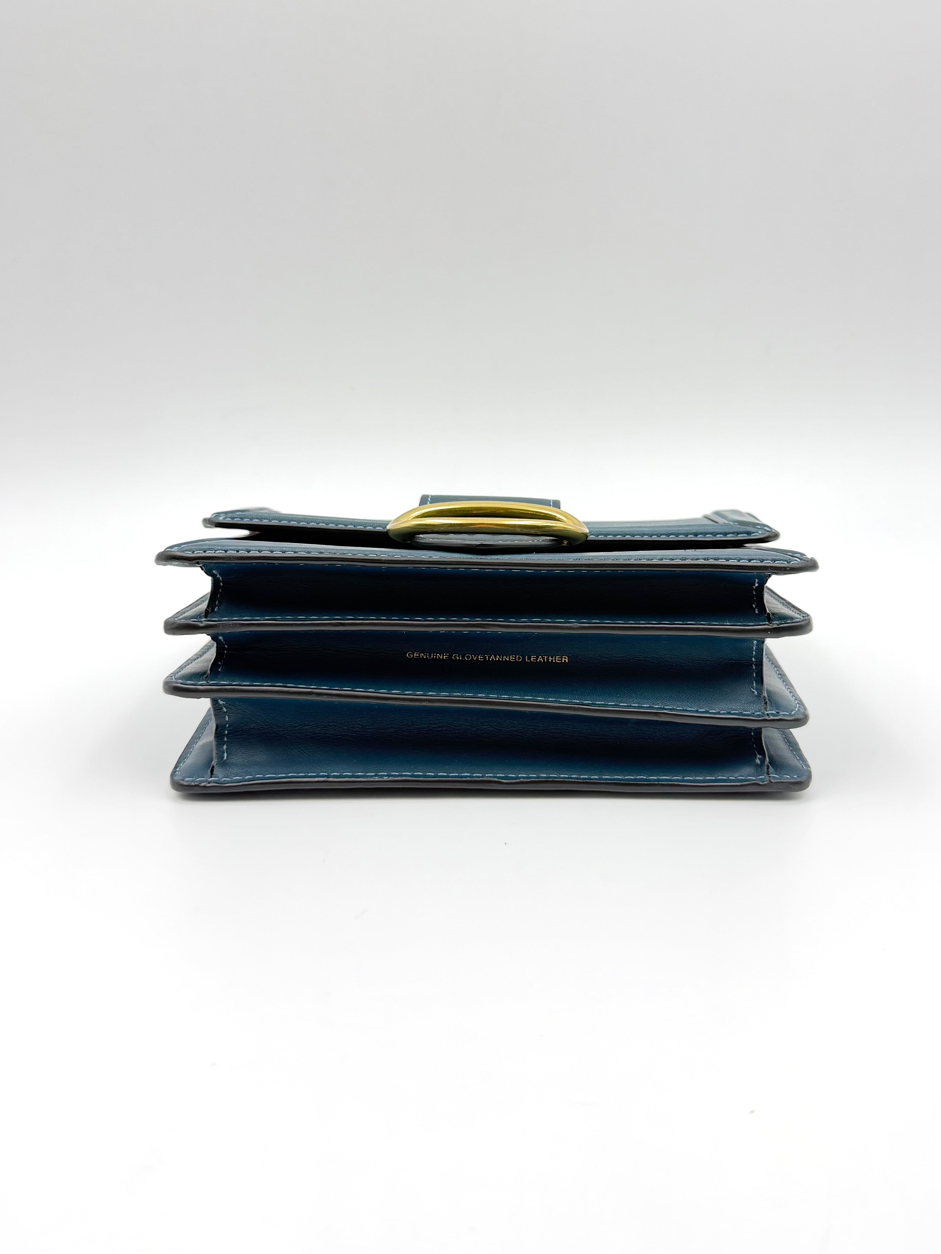 Coach Leather Blue Shoulder Bag