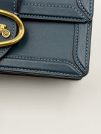 Coach Leather Blue Shoulder Bag