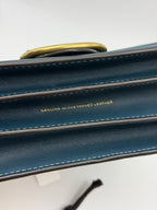 Coach Leather Blue Shoulder Bag