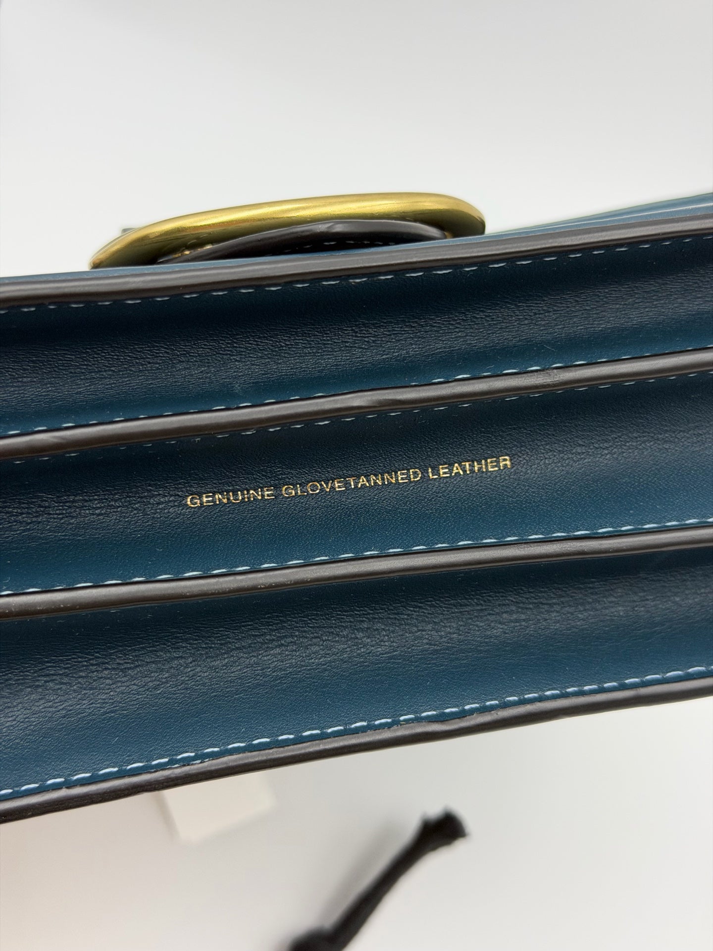 Coach Leather Blue Shoulder Bag