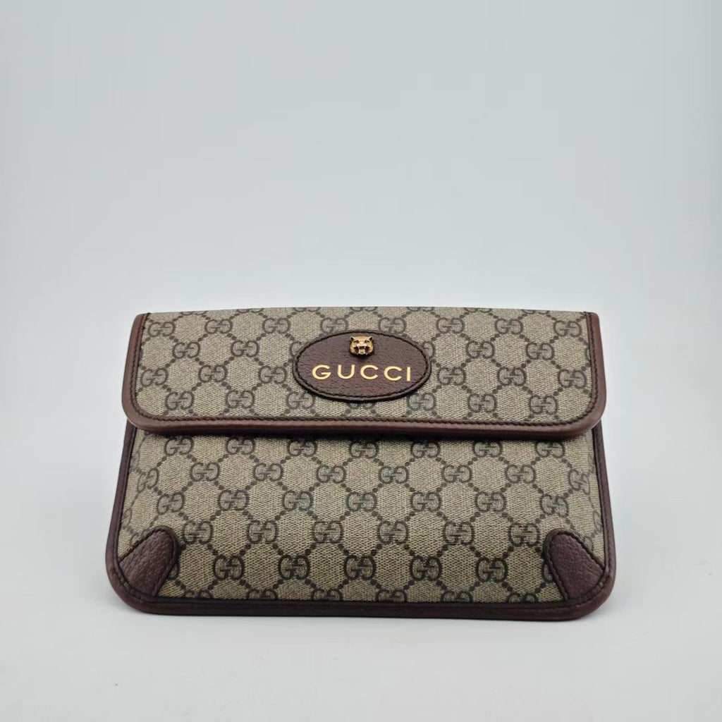 Gucci Leather Brown Belt Bag & Fanny Pack