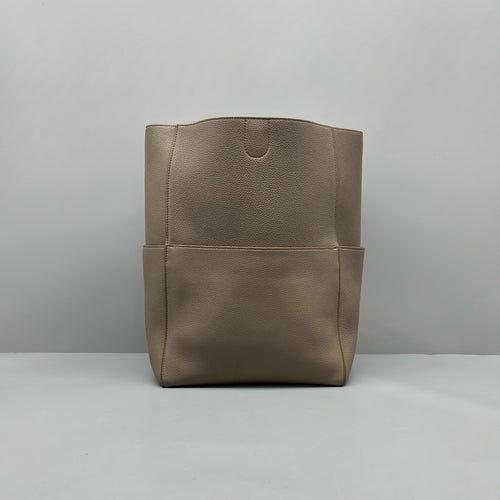 Celine Gray Bucket & Drawstring Bag