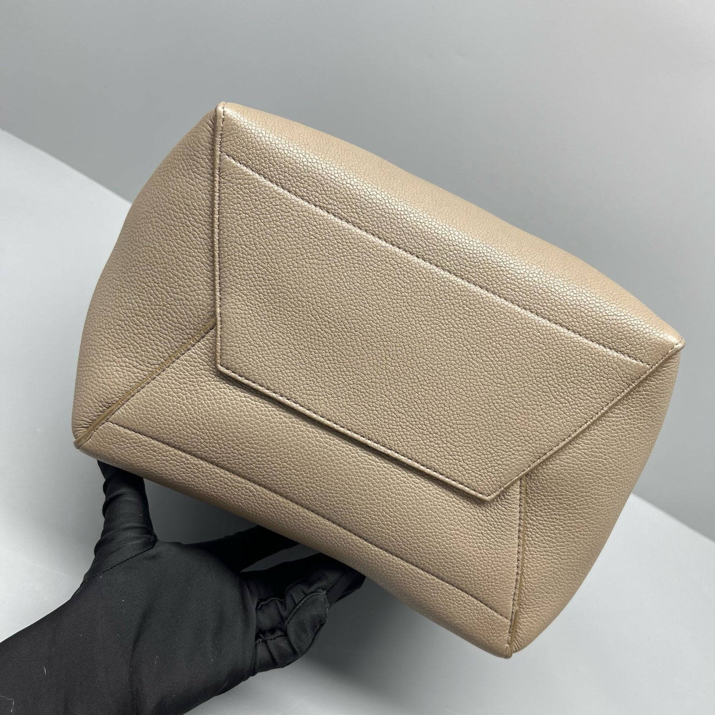 Celine Gray Bucket & Drawstring Bag