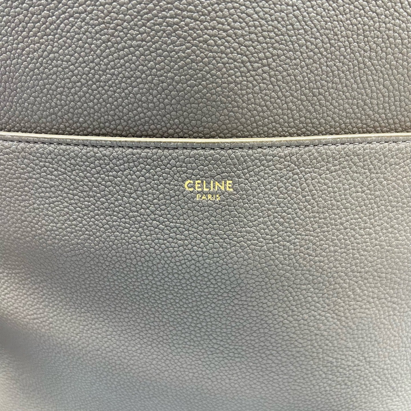 Celine Gray Bucket & Drawstring Bag