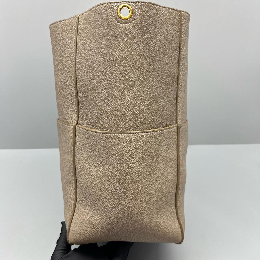 Celine Gray Bucket & Drawstring Bag