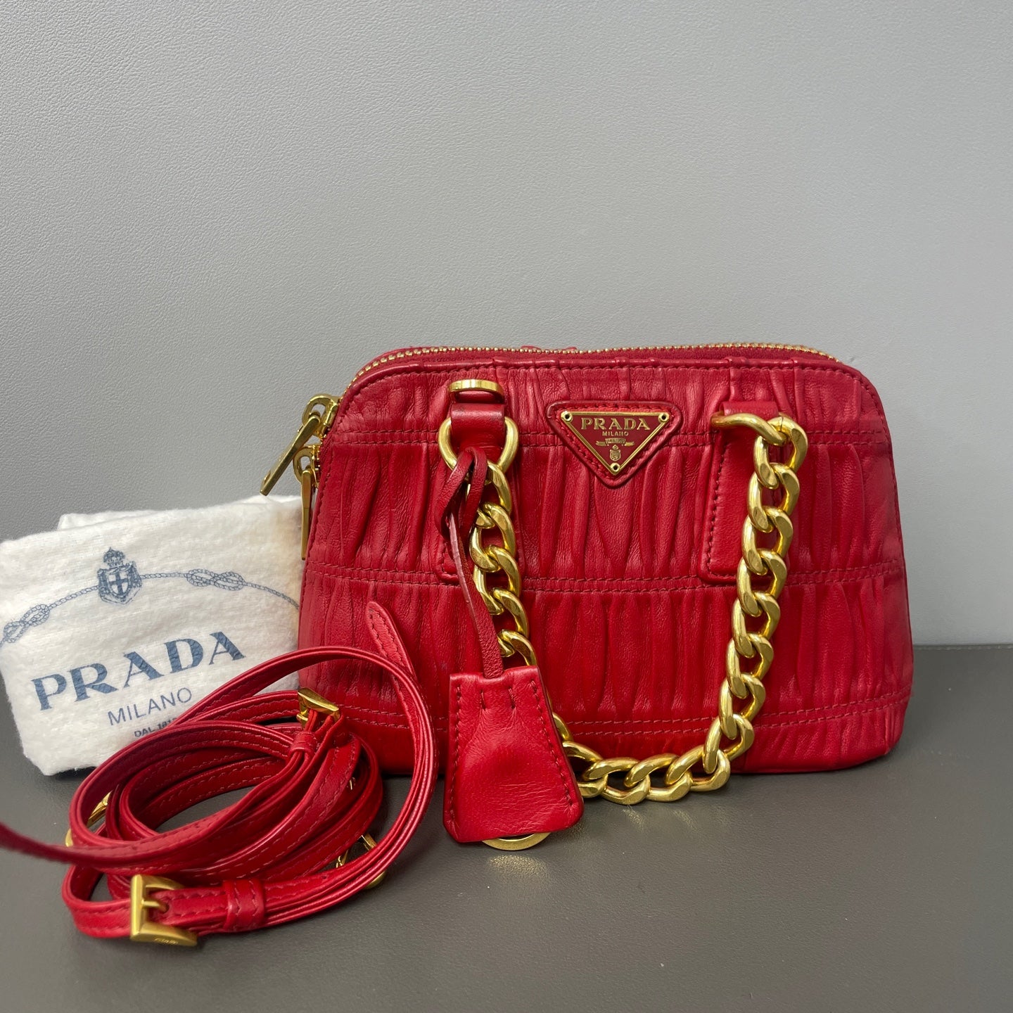 Prada Red Crossbody
