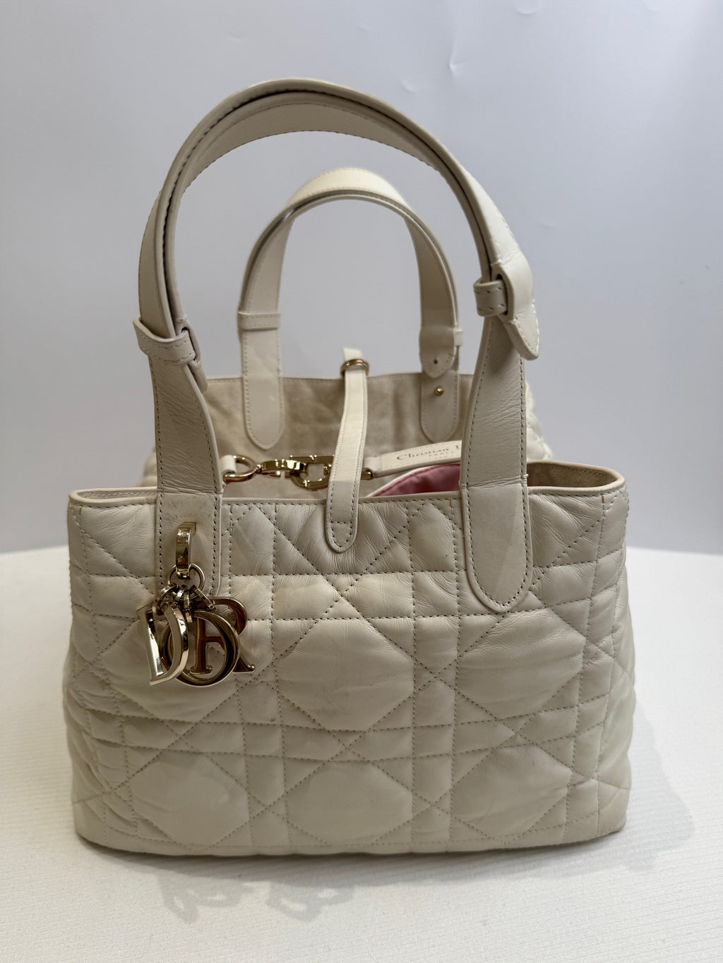 Dior White Tote