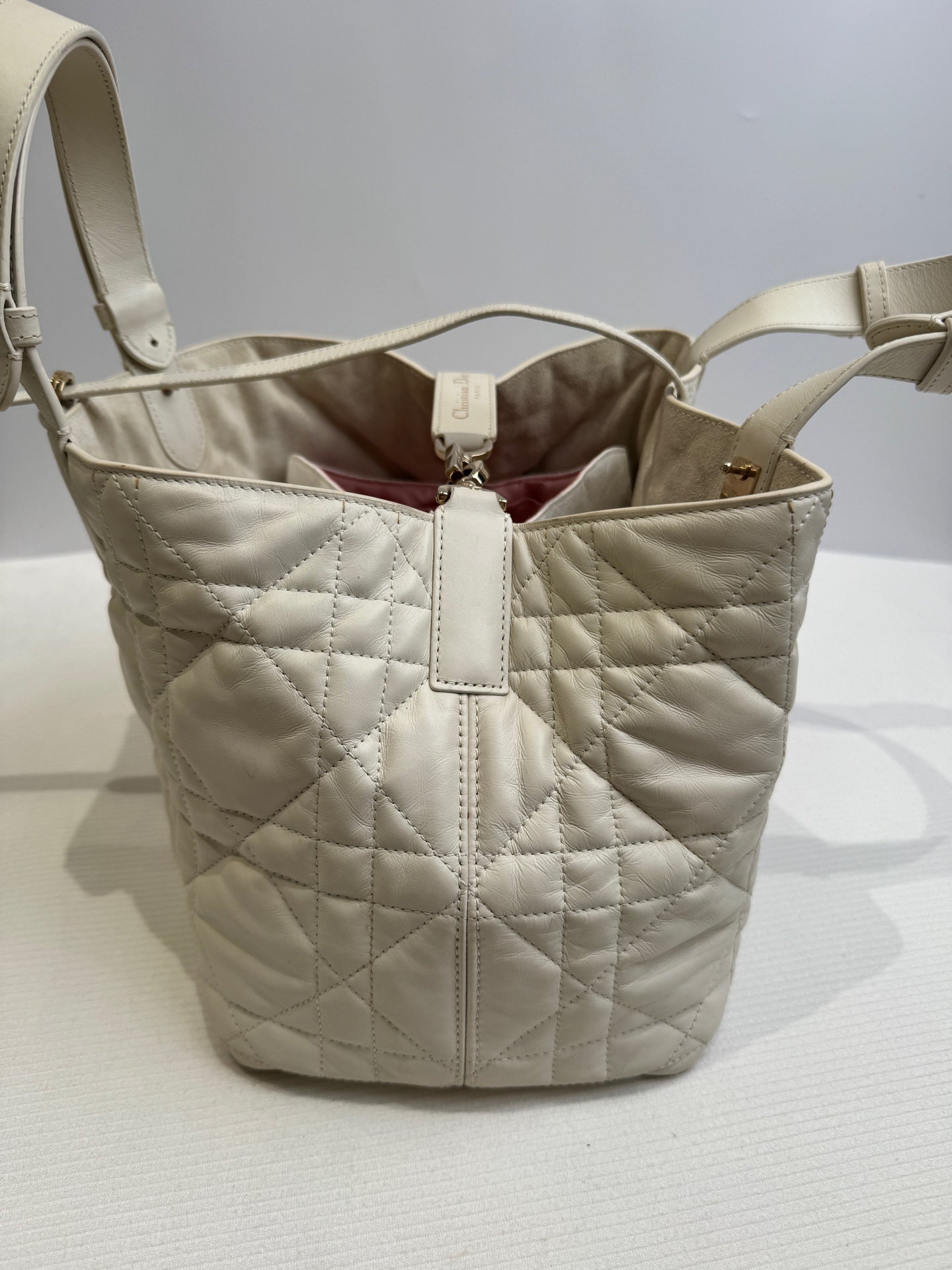 Dior White Tote
